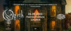 Opeth; Zagreb; 26.9.2022.