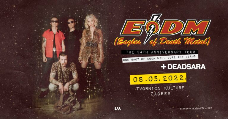 EAGLES OF DEATH METAL – Tvornica Kulture, Zagreb, 08.05.2022.