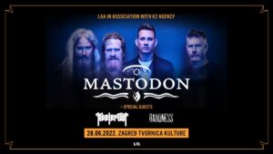 MASTODON, Kvelertak, Baroness - Zagreb, Tvornica Kulture, 28.06.2022.