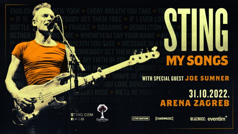 STING – My Songs, Arena Zagreb, 31.10. 2022