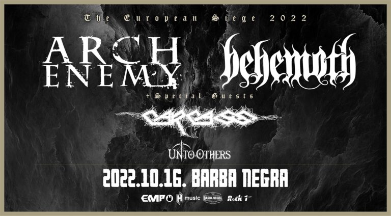 Arch Enemy, Behemoth, Carcass – Budapest Barba Negra 16.10.2022