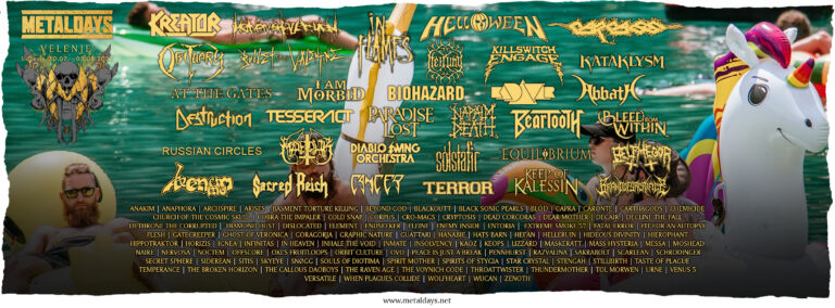 METALDAYS – Velenje, Slovenija, 30.07. – 05.08.2023