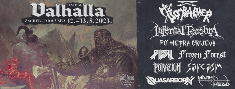 VALHALLA festival 2023 – Močvara, Zagreb, 12-13.05.2023 VALHALLA festival 2023 – Močvara, Zagreb, 12-13.05.2023