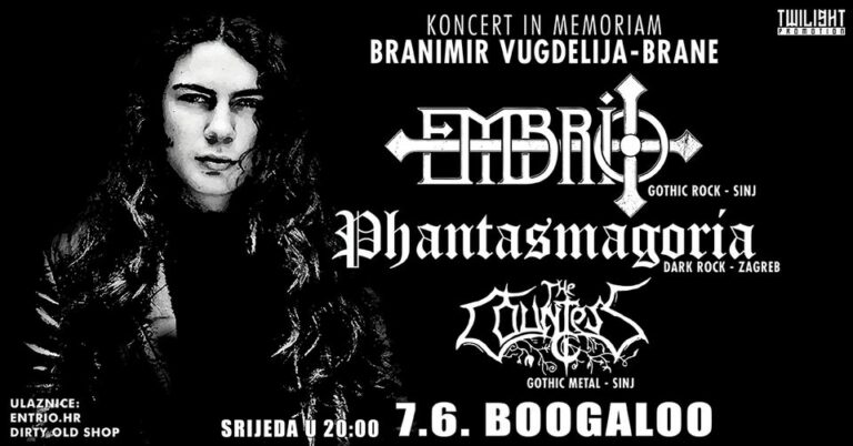 EMBRIO, Phantasmagoria, The Countess, Boogaloo Zagreb, 7.6.2023 EMBRIO, Phantasmagoria, The Countess, Boogaloo Zagreb, 7.6.2023