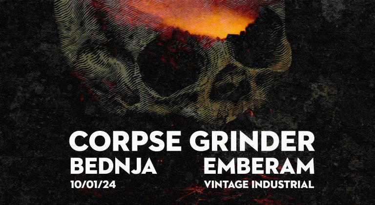 CORPSE GRINDER, BEDNJA, EMBERAM, @VIB, Zagreb, 10.1.2024 CORPSE GRINDER, BEDNJA, EMBERAM, @VIB, Zagreb, 10.1.2024
