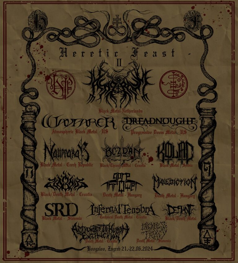 HERETIC FEAST, Boogaloo Zagreb, 21.-22.6.2024 HERETIC FEAST, Boogaloo Zagreb, 21.-22.6.2024