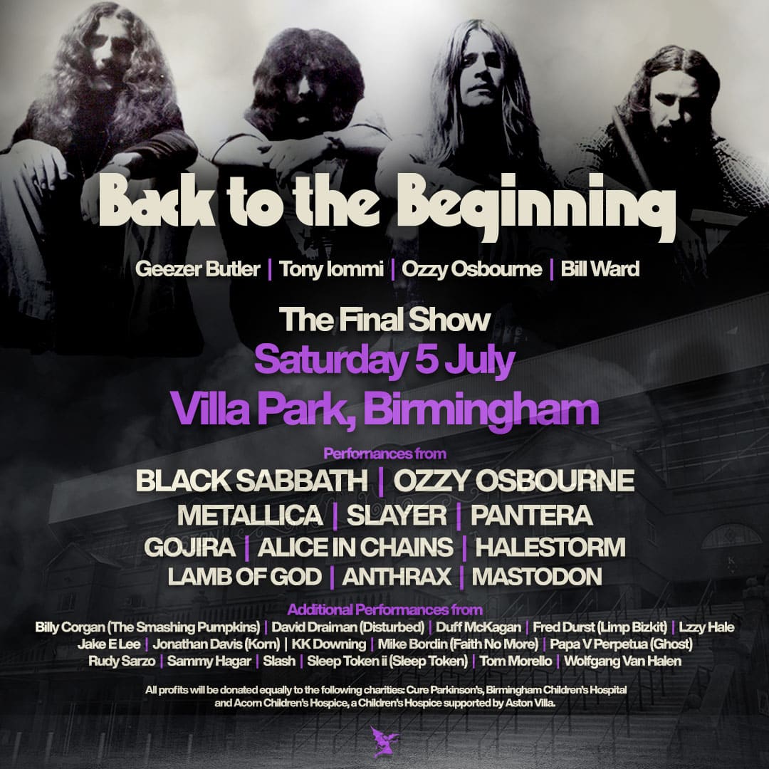 BLACK SABBATH, Metallica, Slayer, Pantera, Gojira & more, Villa