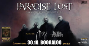 PARADISE LOST - Zagreb, Boogaloo - 30.10.2025