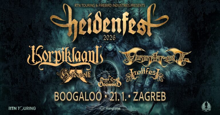 HEIDENFEST – Zagreb, Boogaloo, 21.01.2026