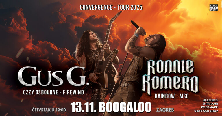 RONNIE ROMERO & GUS G – Zagreb, Boogaloo, 13.11.2025