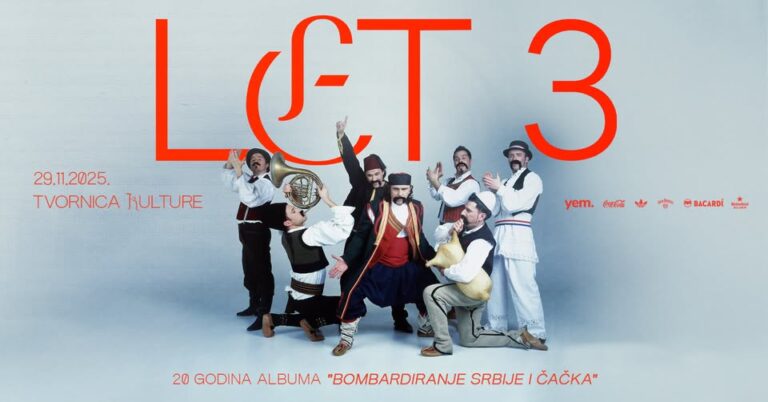LET 3, Tvornica Kulture, Zagreb, 29.11.2025
