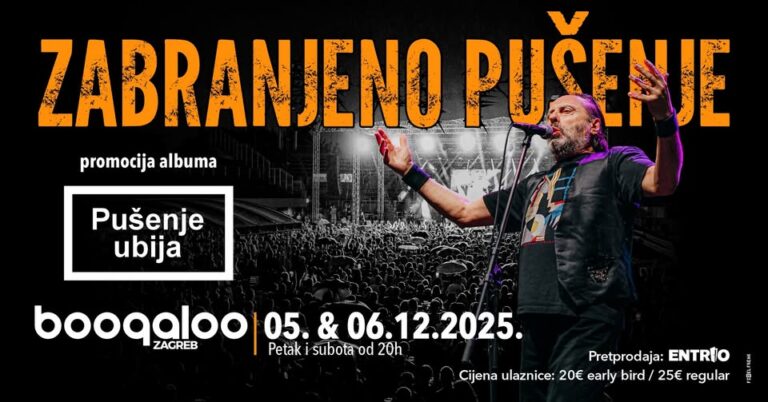 ZABRANJENO PUŠENJE, Boogaloo Zagreb, 6.12.2025