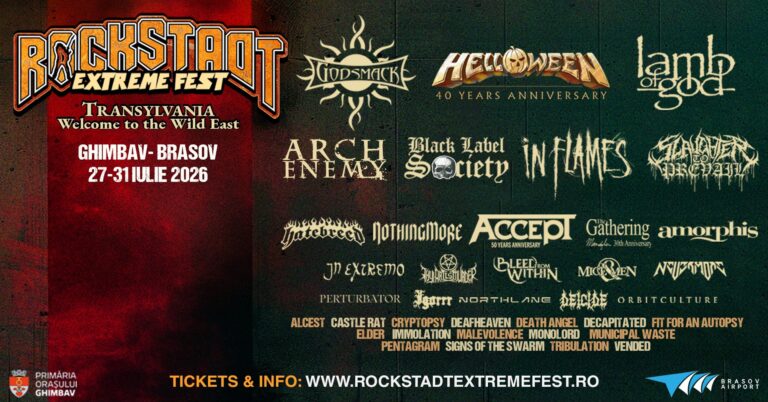 ROCKSTADT EXTREME FEST 2026, Ghimbav-Brasov, 27.7.-1.8.2026