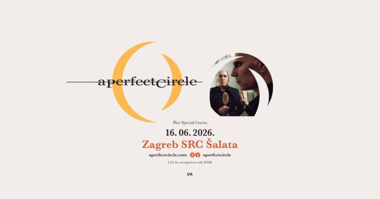 A PERFECT CIRCLE, ŠRC Šalata, Zagreb, 16.6.2026