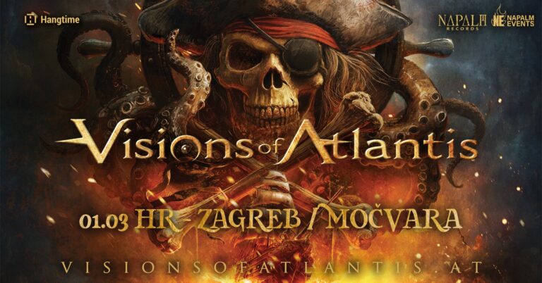 VISIONS OF ATLANTIS, Klub Močvara, Zagreb, 1.3.2026