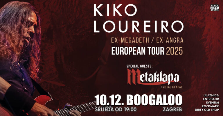 KIKO LOUREIRO, Metaklapa, Boogaloo Zagreb, 10.12.2025