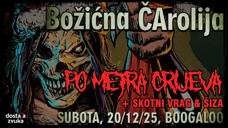 PO’ METRA CRIJEVA, Skotni Vrag & Šiza, Boogaloo Zagreb, 20.12.2025