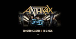 ANTHRAX, Boogaloo Zagreb, 15.6.2026
