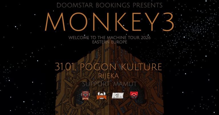 MONKEY3, MAMUT, Pogon Kulture, Rijeka, 31.1.2026