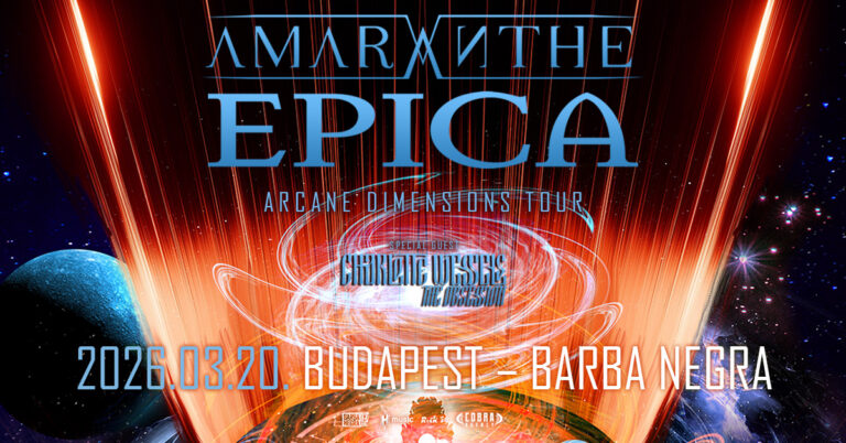 AMARANTHE, EPICA, Charlotte Wessels, Barba Negra, Budapest, 20.3.2026