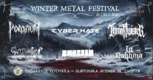 WINTER METAL FESTIVAL: Emberam, Cyber Hate, Throattwister, Gutswamp, In Dakhma, Porazium, Primarius pivovara, Zagreb, 23.-24.1.2026