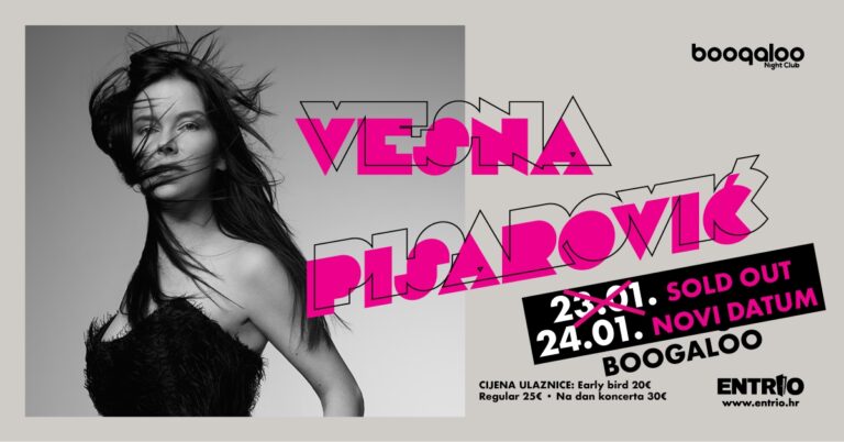 VESNA PISAROVIĆ, Boogaloo Zagreb, 24.1.2026