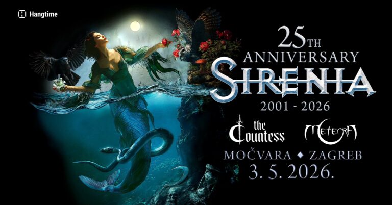 SIRENIA, The Countess, Meteora, Klub Močvara, Zagreb, 3.5.2026