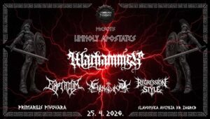 UNHOLY APOSTATES: Warhammer, Expirium, Regression of Style, Černobog, PriMarius craft pivovara, 25.4.2026