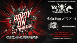 WACKEN OPEN AIR, warm up - Zagreb Vintage industrial Bar, 18.04.2026