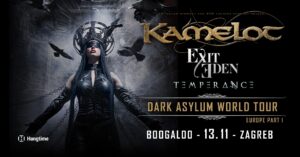 Kamelot, Exit Eden, Temperance, Boogaloo Zagreb, 13.11.2026