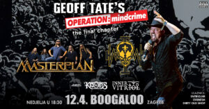 GEOFF TATE & MASTERPLAN, Boogaloo Zagreb, 12.4.2026