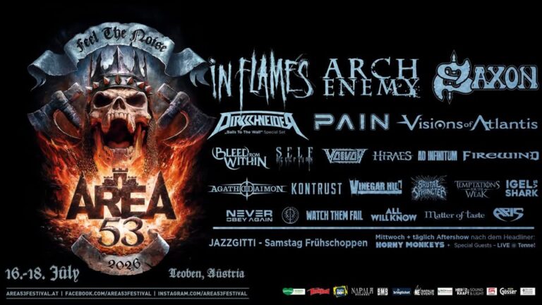 AREA 53 FESTIVAL, Leoben, 16.-18.7.2026