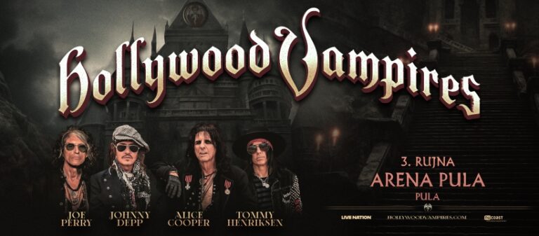 HOLLYWOOD VAMPIRES, Arena Pula, 3.9.2026