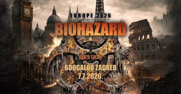 BIOHAZARD, Sworn Enemy, Boogaloo Zagreb, 7.7.2026