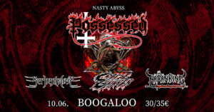 POSSESSED, Corpse Grinder, Serpentslain, Häxänking- NASTY ABYSS, Boogaloo Zagreb, 10.6.2026