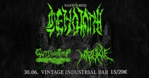 CENOTAPH, Mazuku, Gutswamp – NASTY ABYSS @VIB, Zagreb, 30.6.2026