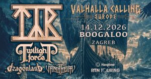 TÝR, Twilight Force, Dragonland, Vanaheim, Boogaloo Zagreb, 14.12.2026