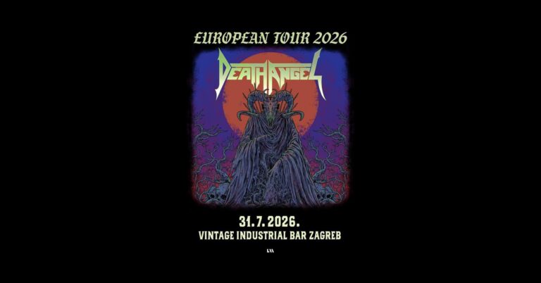 DEATH ANGEL, Vintage Industrial Bar, Zagreb, 31.7.2026 DEATH ANGEL, Vintage Industrial Bar, Zagreb, 31.7.2026