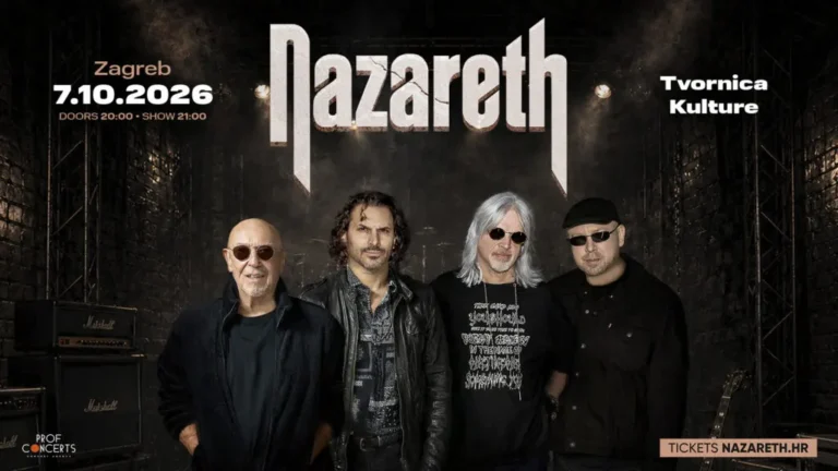 NAZARETH, Tvornica Kulture, October 7, 2026 NAZARETH, Tvornica Kulture, October 7, 2026