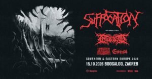 SUFFOCATION, Ingested, Undeath, Eternal, Boogaloo Zagreb, 15.10.2026
