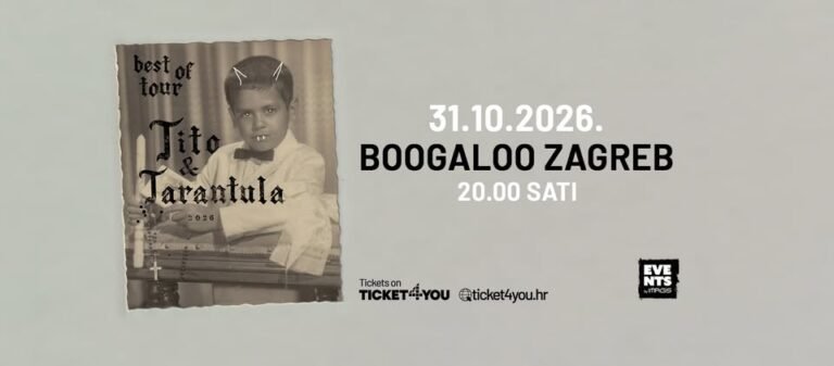 TITO & TARANTULA, Boogaloo Zagreb, 31.10.2026